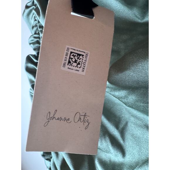 JOHANNA ORTIZ Luster Of Pearls One-piece Swimsuit Green Belted Large NWT $495 - Picture 8 of 15